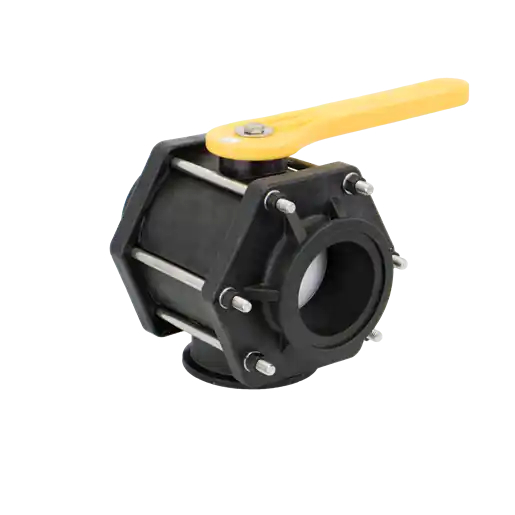 3" 3-Way Bottom Load Manifold Flanged Valve