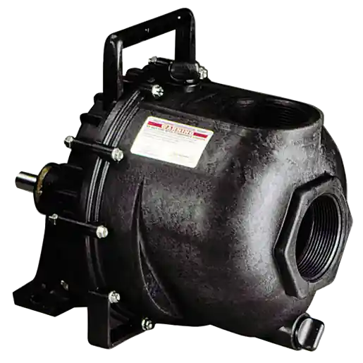 3" Poly Bearing Pedestal w 3/4" Shaft & 4 Vane Impeller