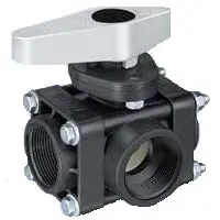 3/4" 3-Way Manual Ball Valve