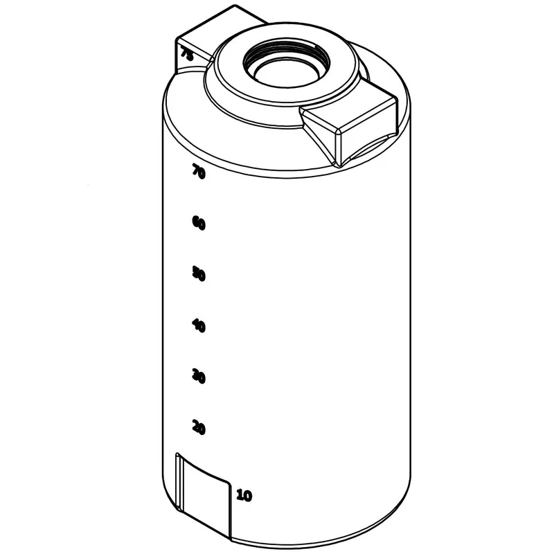 Norwesco 75 Gallon Vertical Storage Tank