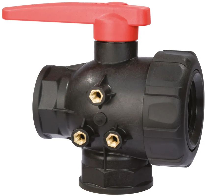 1/2" 3-Way Single Union Ball Valve