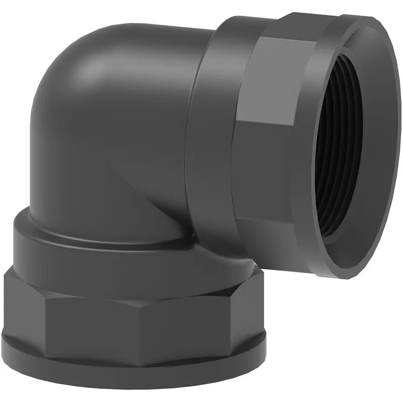 1-1/4" Female x Female NPT Elbow Coupler - Arag Poly