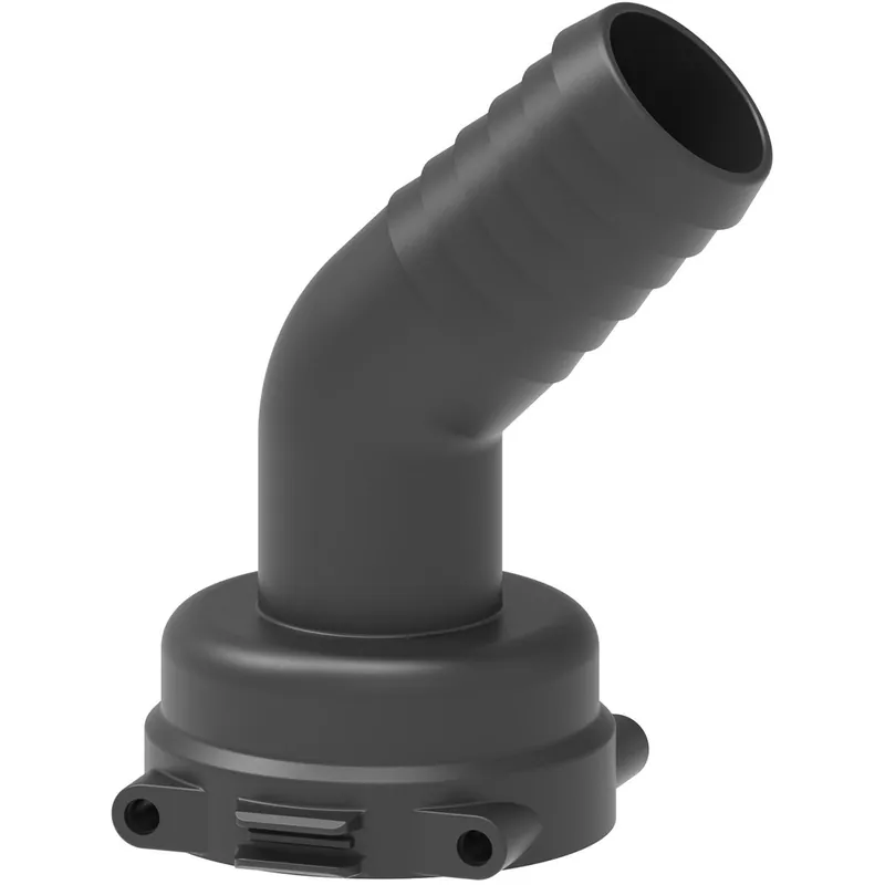 45° Elbow Hose Fitting 3" Hose Barb with Female Connection - Arag Fork Fitting T9