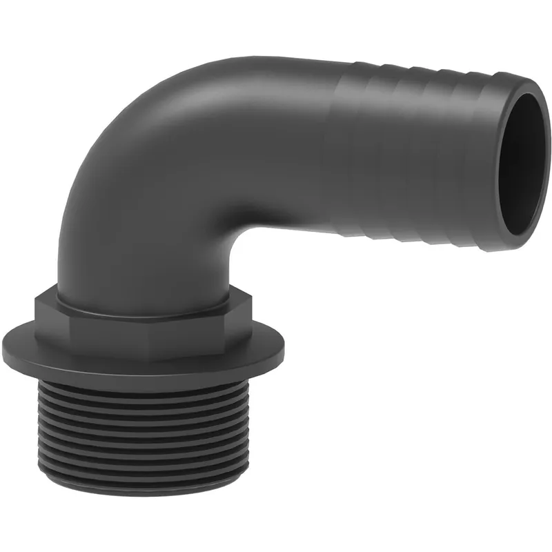 1-1/2" Male NPT x 1-1/2" Hose Barb - Arag Poly Elbow