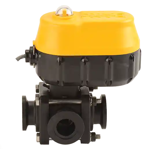 Banjo MEVXR100SL 1" Full Port Side Load Regulating electric ball valve