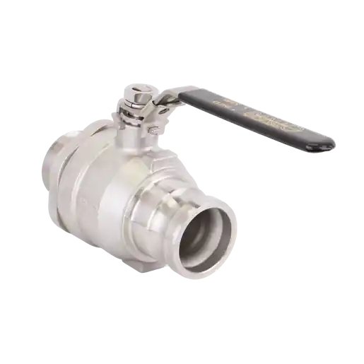 2" Full Port Stainless Steel Male Thread X Male Adapter Valve
