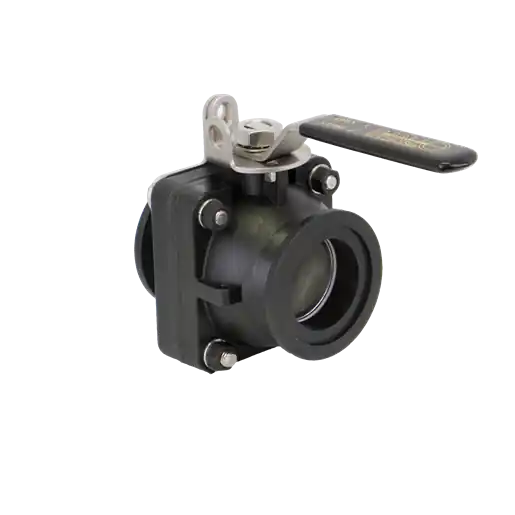 2" Full Port Manifold Stubby Valve Flange X Flange With Stainless Steel Ball, Stem & Handle