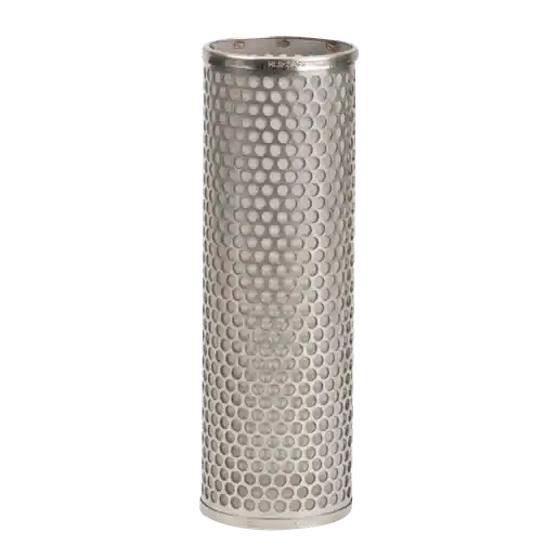 2" Stainless Steel Full Port 80 Mesh Perforated Screen