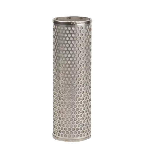 2" Stainless Steel Full Port 50 Mesh Perforated Screen