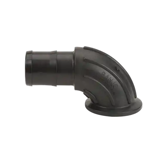 2" Full Port Flange X Hose Shank Sweep