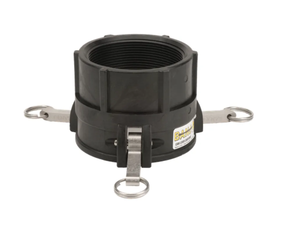 4" Female Coupler X 4" Female Thread Poly Cam Lever Coupling