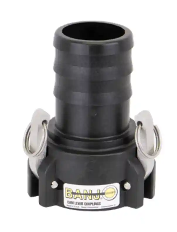 3" Female Couplers with 3 Arms X 3" Hose Shank Poly Cam Lever