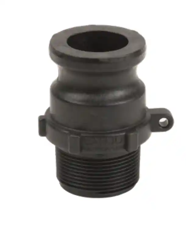 1-½" Male Adapter X 1-½" Male Thread Poly Cam Lever Coupling