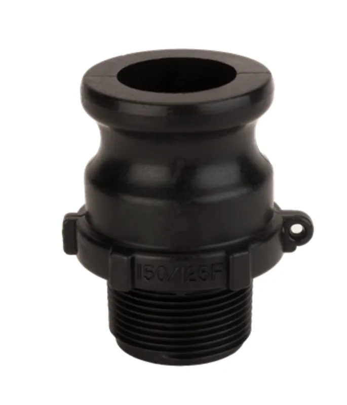 1-½" Male Adapter X 1-¼" Male Thread Poly Cam Lever Coupling