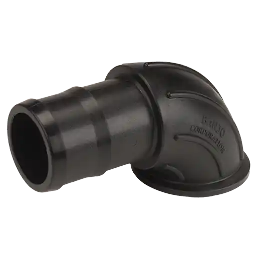 3" Flange X Hose Shank Sweep