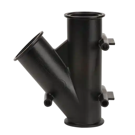 3" Full Port 45° Y Flange