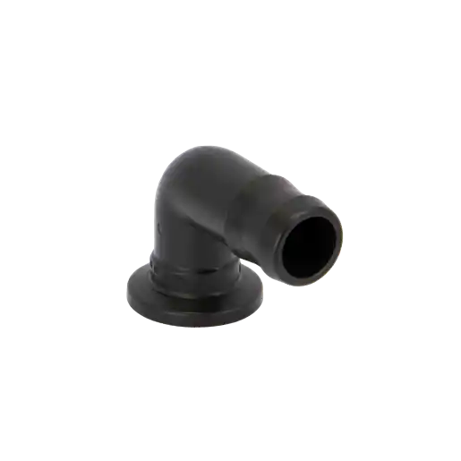 1" Flange X 1¼" 90° Hose Barb Elbow