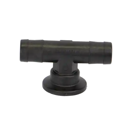 1" Flange X 1" Hose Barb Tee