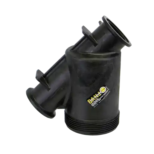 2" Full Port Maniold Y Strainer Body With Ribs
