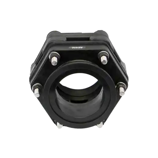 3" Flange X 3" Female Thread Bottom Drain Bolted Tank Fitting with EPDM Gasket