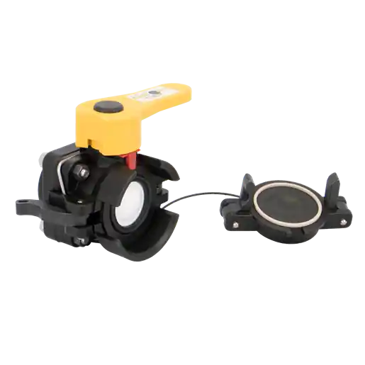 2" Poly Dry-Mate Male X Male NPT With Low Profile Handle