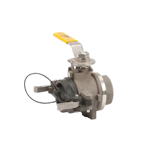 1½" Stainless Steel Full Port Male X FPT BSP With PTFE Seals
