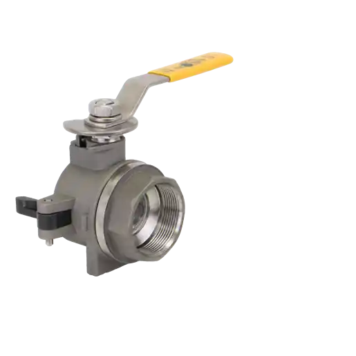 2" Stainless Steel Standard Port Male X FPT BSP with PTFE Seals