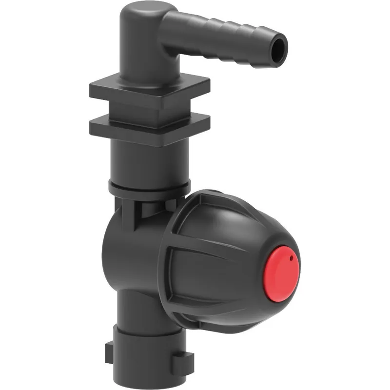 413213 Single Outlet Single Barb Nozzle Body for Dry Boom - Side Mount DCV - 3/4" Barb - Arag
