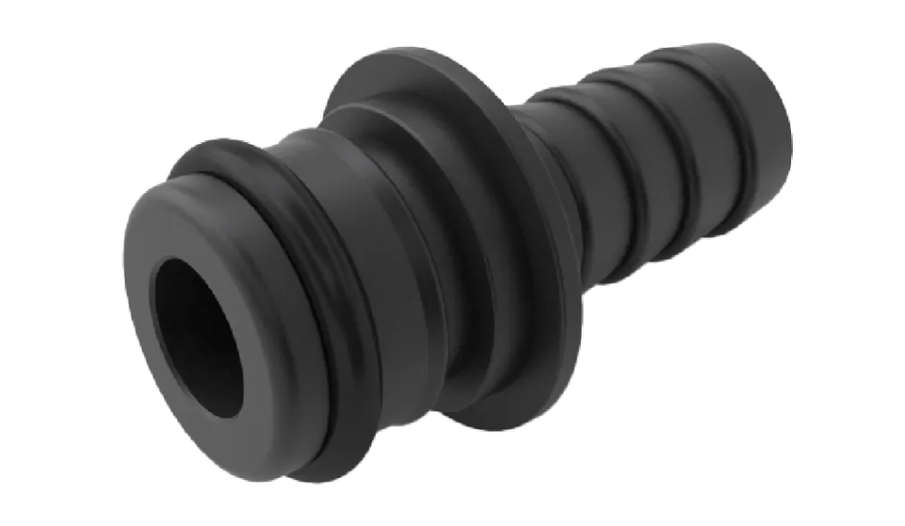 3/4" QA x 1/2" HB Straight Fitting w/ O-Ring