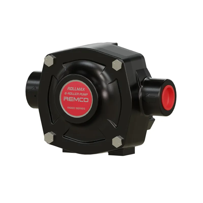 Remco R660C RollMax 6 Roller Pump, Cast Iron, CCW Rotation with 5/8" Shaft