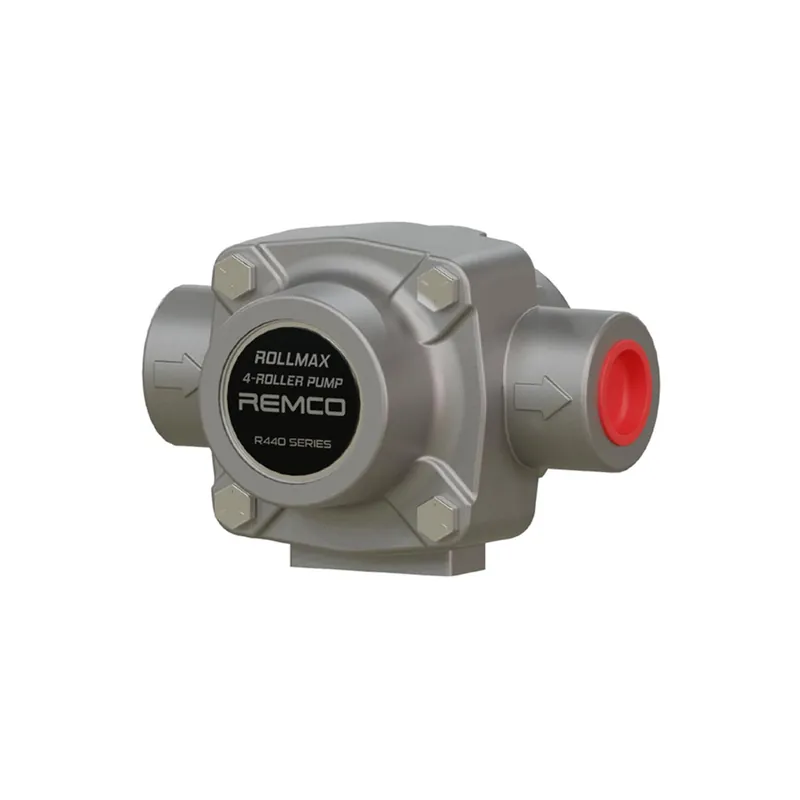 Remco R440SS RollMax 4 Roller Pump, Stainless Steel, CW Rotation with 5/8" Shaft