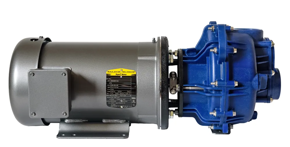 John Blue PSP-3340-E10TB-1 3" Self-Priming Poly Centrifugal Pump W/ Electric Motor (10 HP, One Phase)