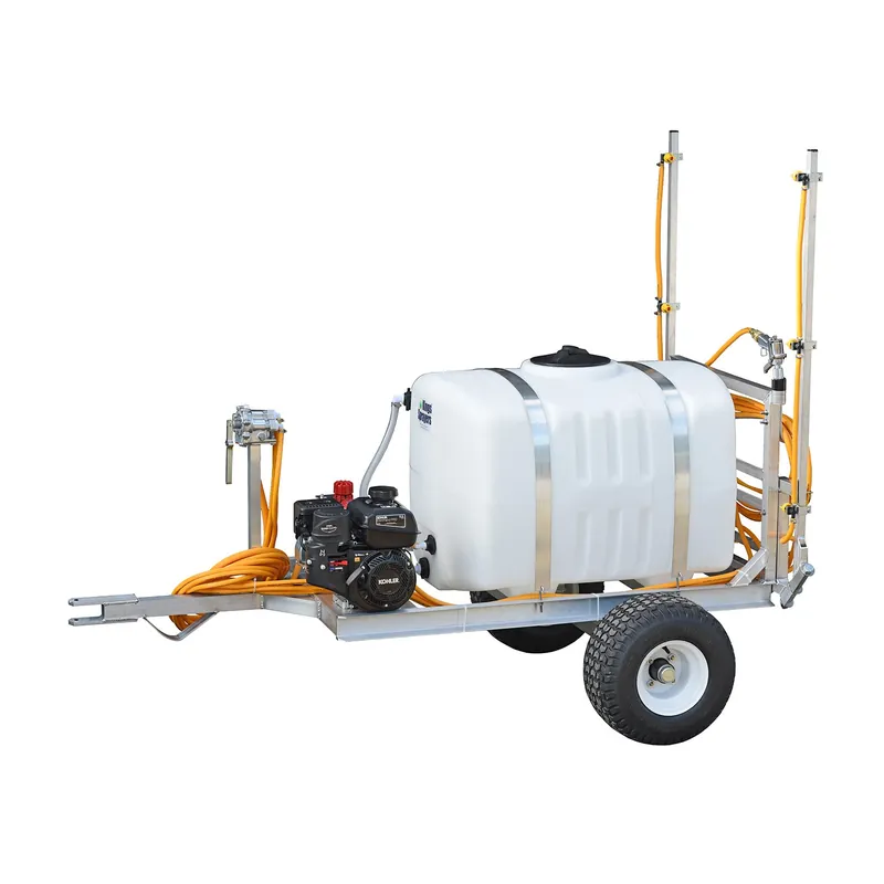 Kings Sprayers 100 Gallon 2-Wheel Sprayer with 6 gpm Diaphragm Pump and 12‘ Boom
