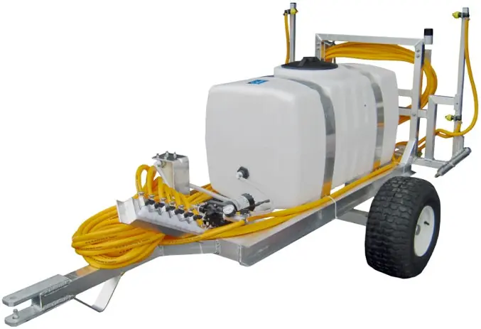 Kings Sprayers 50 Gallon Electric 2-Wheel Sprayer with 5 GPM 12V Pump and 8‘ Boom