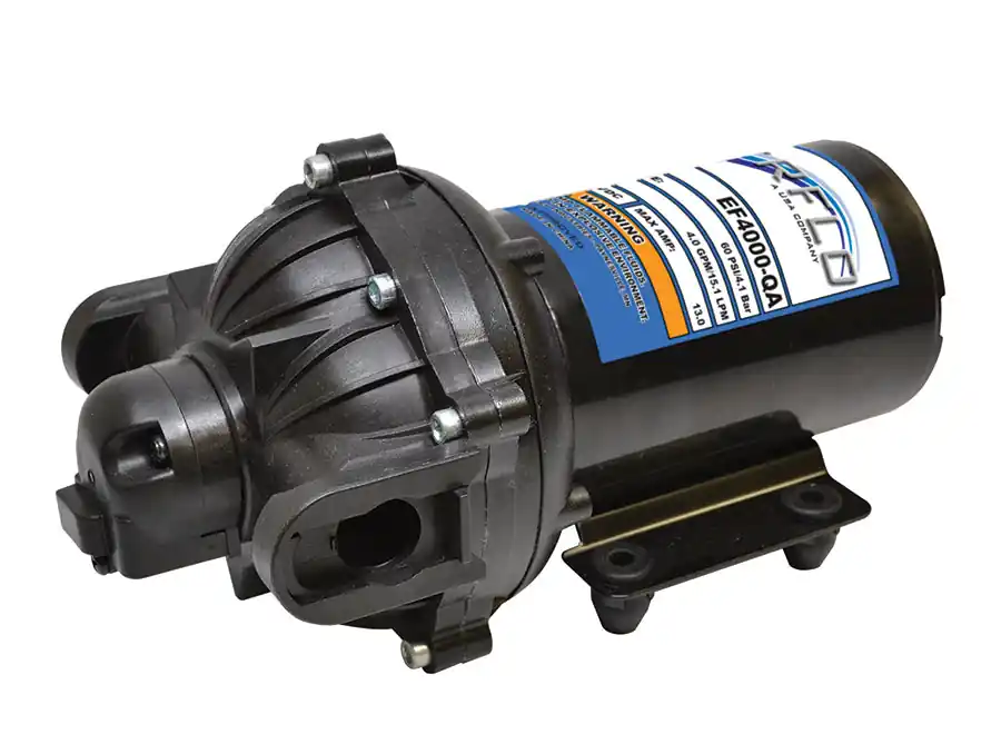 EF4000-QA Everflo 12V Diaphragm Pump w/ Quick Attach Ports
