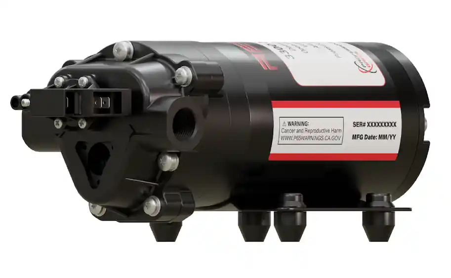Remco 3321-1E1-82B Electric Diaphragm Pump (1.2GPM/60PSI, Demand)