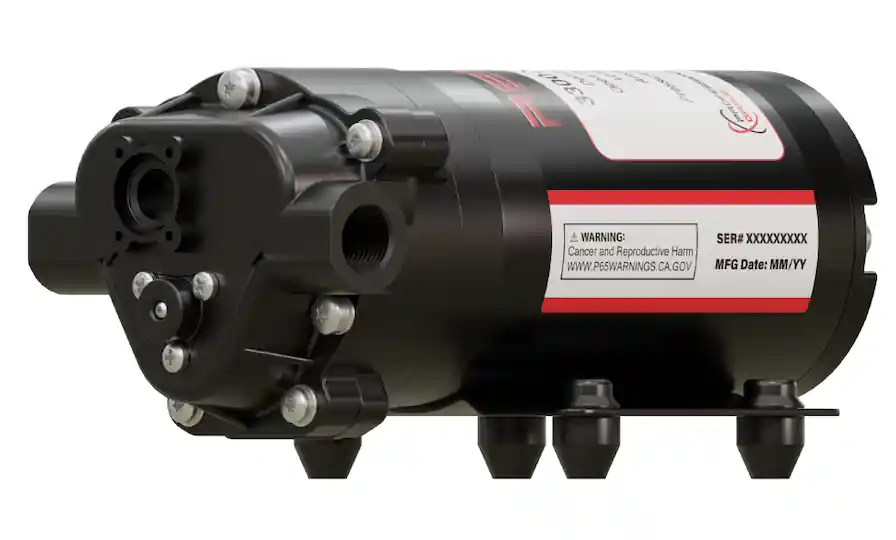 Remco 3321-2E1-82B Electric Diaphragm Pump (1.2GPM, 60PSI, Bypass)