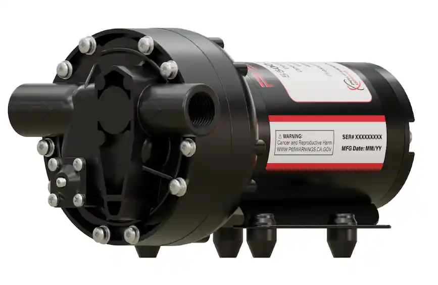 Remco 5534-2E1-63B Electric Diaphragm Pump (3.2GPM/60PSI, Bypass)