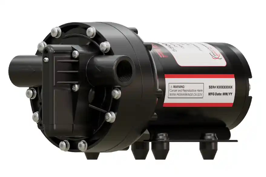 Remco 5537-1E1-65C 115V Electric Diaphragm Pump w/ 6‘ Power Cord (5.3GPM/60PSI, Demand)