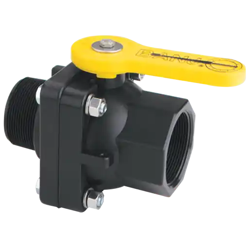 2" FNPT x 2" Male NPT Standard Port "Stubby" Valve