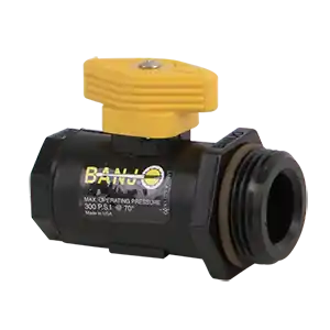 1/2" Female x 1" Male NPT Poly Locking Micro Valve