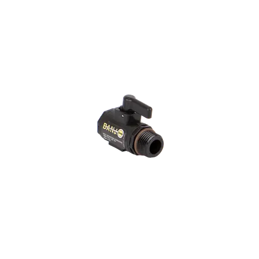 3/8" Female x 1/2" Male NPT Poly Micro Valve