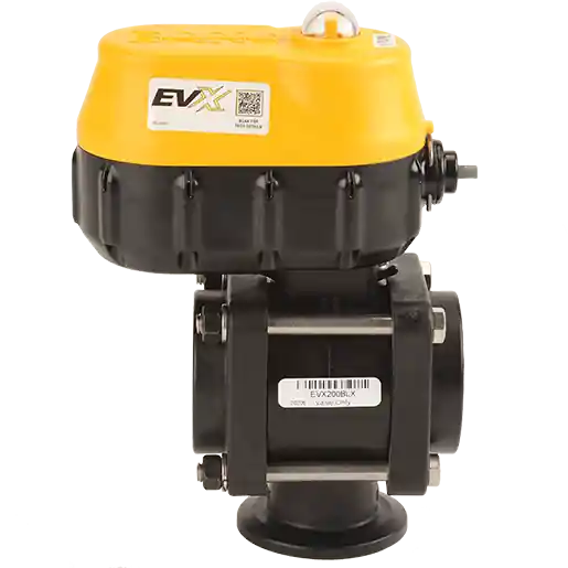 Banjo EVX220BL 2" 12V 3-Way Bottom Load Electric Bolted Ball Valve