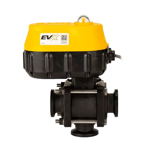 Banjo MEVX200BL 2" 3-Way Bottom Load Manifold Flange 12V Electric Ball Valve
