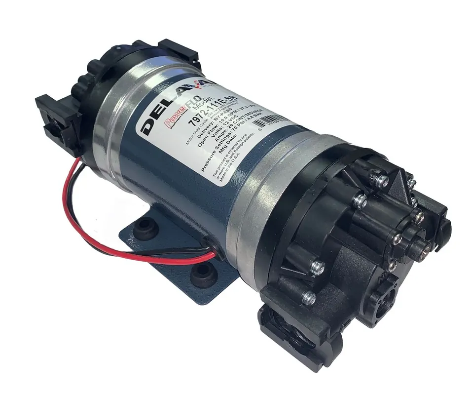 Delavan FB6 Double Pump 7972-111E-SB 12V Electric Diaphragm Pump (Bypass) (10 gpm, 70 psi)