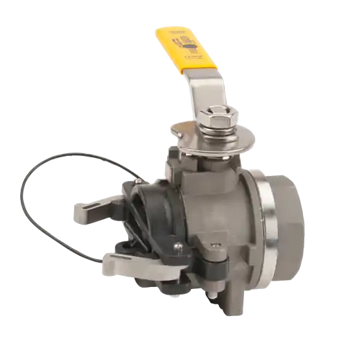 2" Stainless Steel Standard Port Male X FPT NPT With PTFE Seals