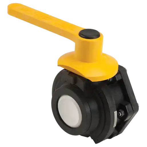 3" Poly Dry-Mate Full Port Male X 3" Female NPT Threads With FKM Seals
