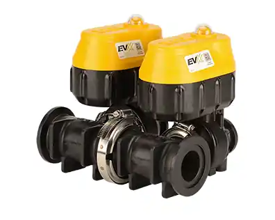 Banjo MEVX102 1" Welded Full Port Electric Manifold Valve 2" In