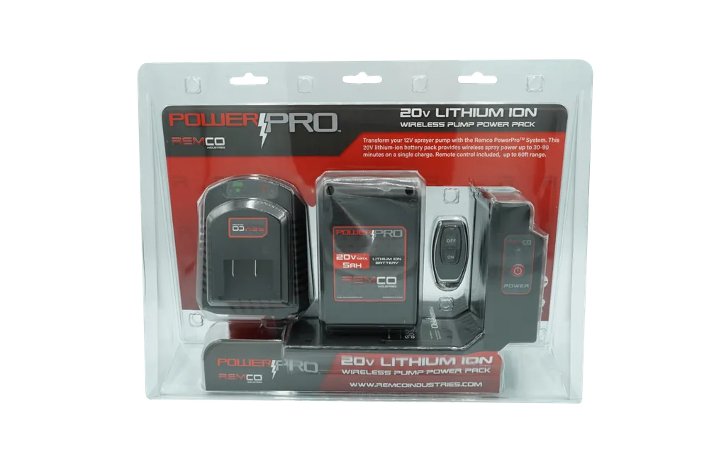 PowerPro 20 Volt Complete Battery System (package accessories included)