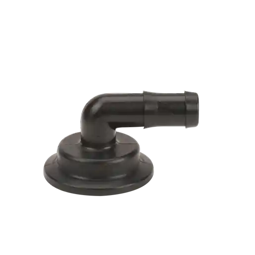 2" Flange x 1" Hose Barb Elbow